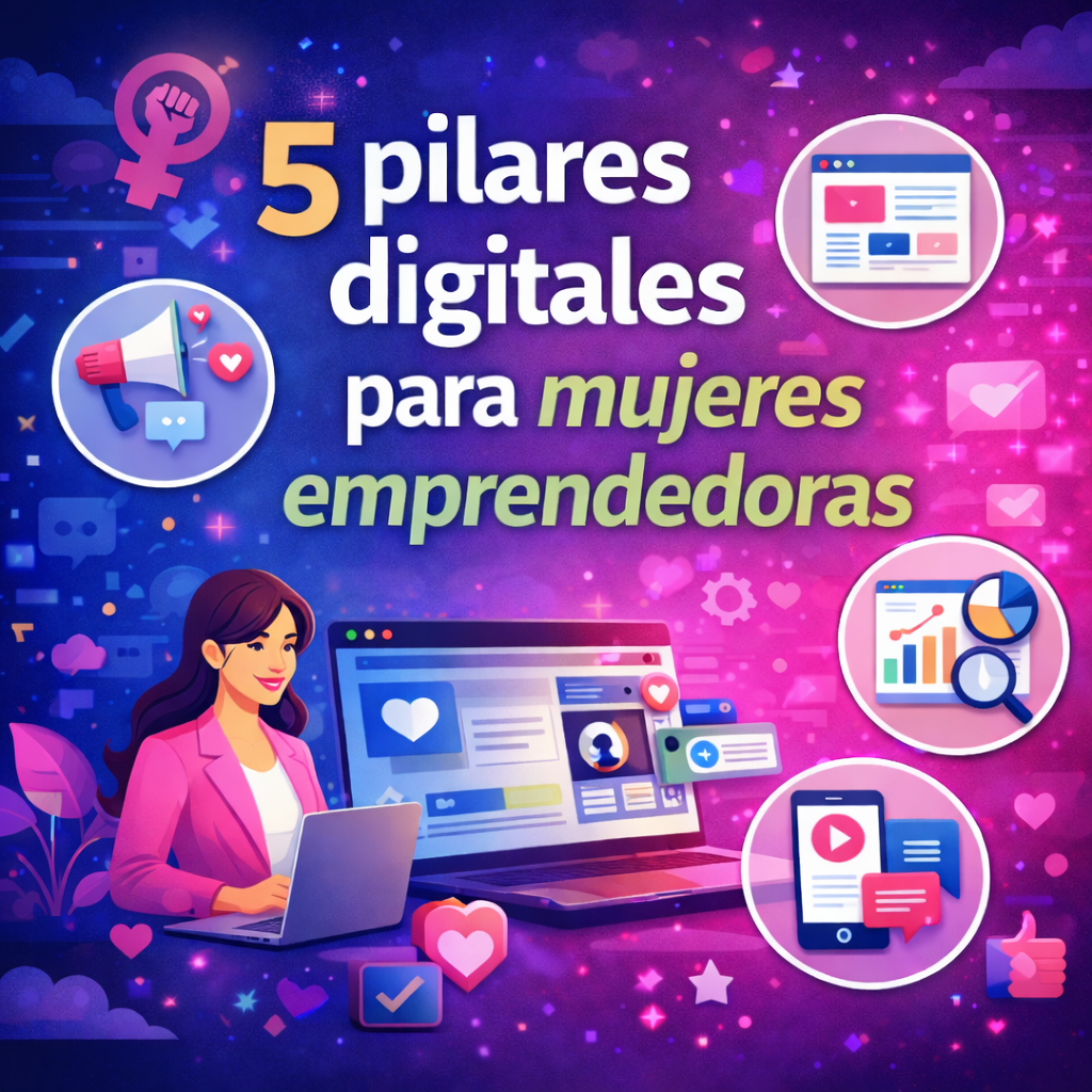 pilares digitales para mujeres emprendedoras